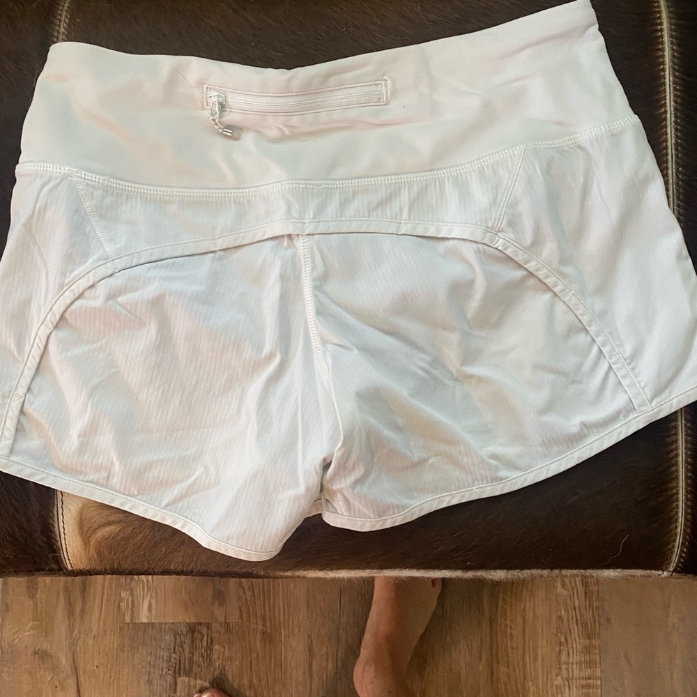Lululemon white shorts